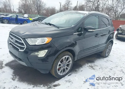 2018 Ford Ecosport Titanium z USA, uszkodzony, nr VIN MAJ6P1WL4JC183003